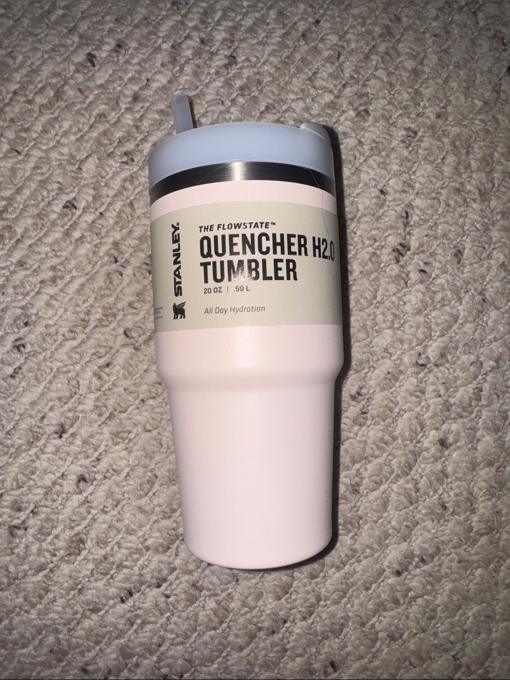 Stanley Quencher H2.0 Tumbler in Pale Pink